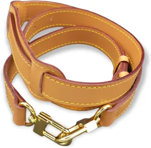 Vachetta Leather for Keepall 45 50 55 Speedy 40 Bag Adjustable Crossbody Luggage Shoulder Strap w/Shoulder Pad