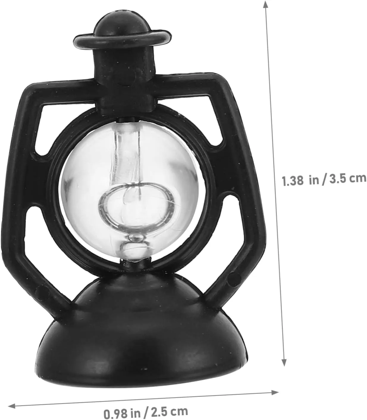 VANZACK 2sets Kerosene Lamps Miniature Lantern Kerosene Lights Enhance Boys and Girls Imaginative Play Fake Lights Toy 12pcs*2