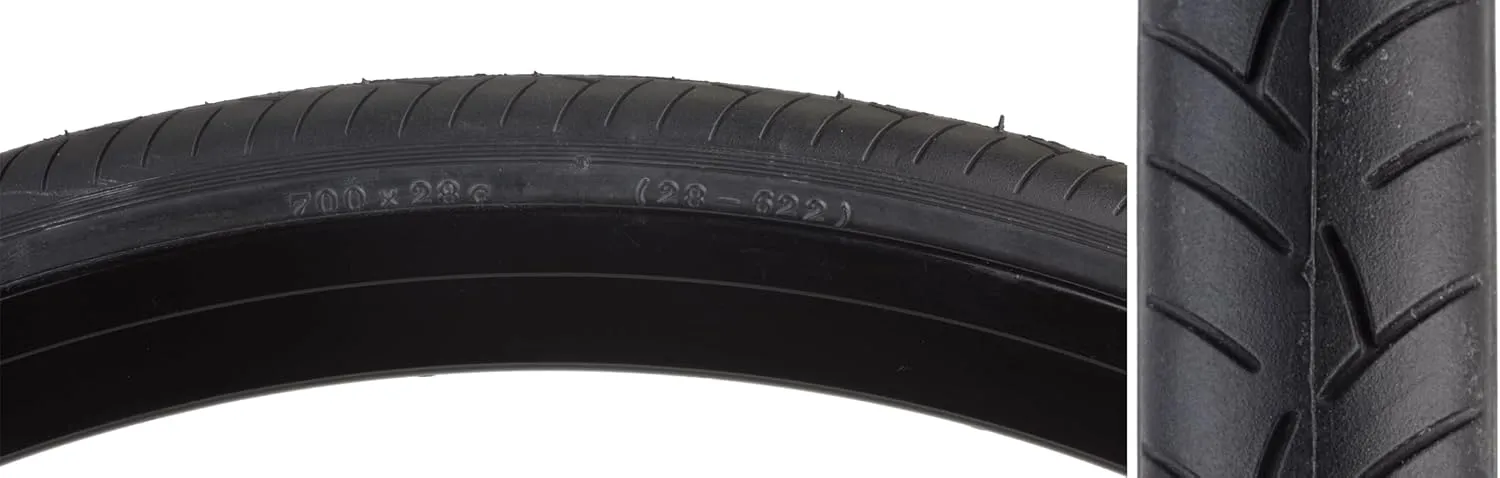 Vee Rubber Smooth Tire - 700 x 28, Clincher, Steel, Black, 27tpi
