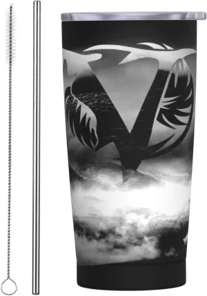 Veil Of Musics Maya Stainless Steel Insulated Car Sippy Cup With Lid Travel Mug for Cold Hot 20 oz
