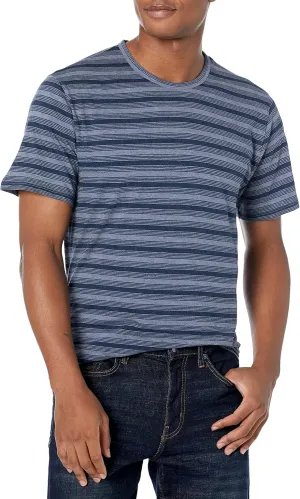 Vince Men's Feeder Stripe S/S Crew