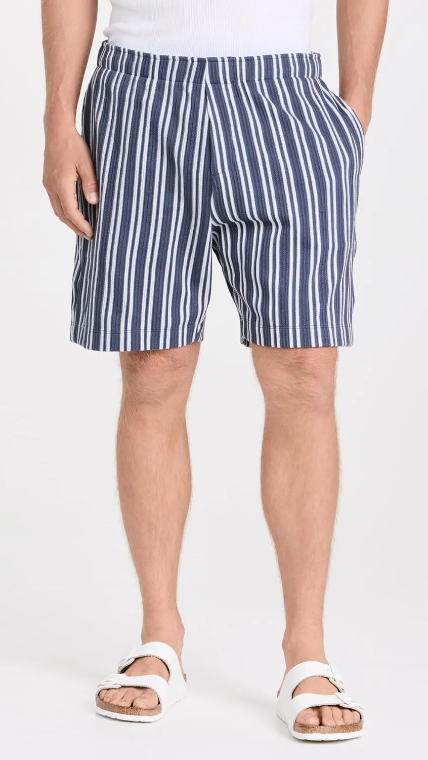 Vince Men's Jacquard Stripe Shorts 7.5"