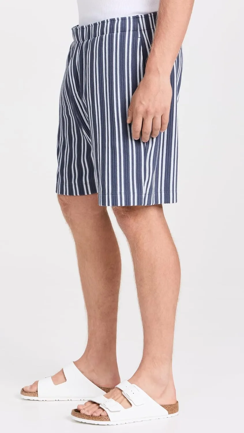Vince Men's Jacquard Stripe Shorts 7.5"
