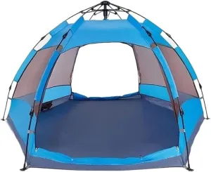 Waterproof Camping Tent Automatic Instant Tent Extend The Foyer for 3-4 People Family Hiking Outdoor Tent Tents for Camping ()