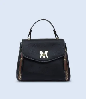WB2754-Black-Women Boxy Bag
