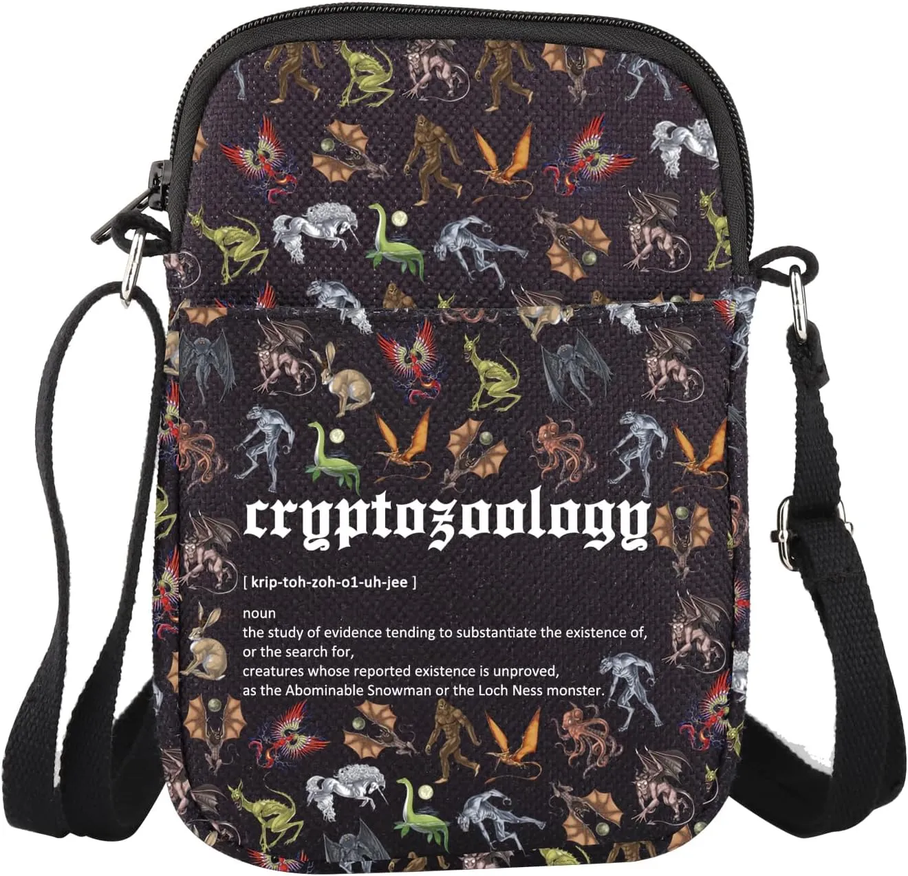WCGXKO Mysterious Animals Crossbody Bag Monster Gift For Women