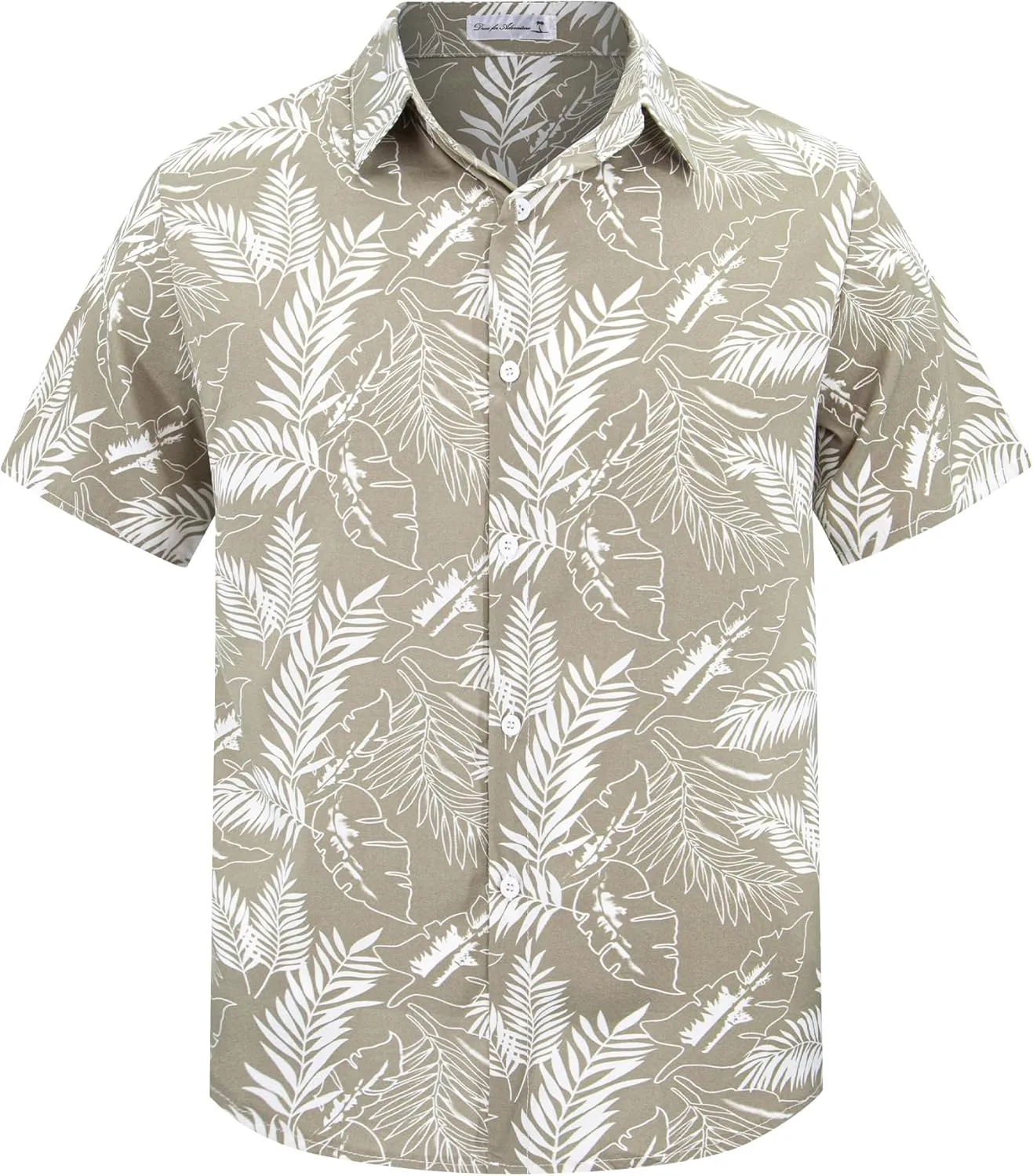Weecreeture Boy's Button Down Hawaiian Shirt Short Sleeve, Kids Summer Beach Hawaiian Shirts for Boys for 7-14 Years
