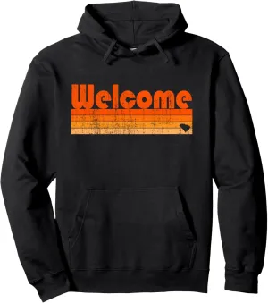 Welcome, SC Retro 80s Style Pullover Hoodie
