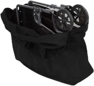 Wheelchair Bag, Wheelchair Accessories for Transport, 45.3x31.5x15.7in Oxford Cloth Foldable Wheelchair Travel Bag for Travel Outdoor Black, Walker Bag Rollator