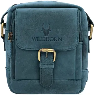 WILDHORN® Original Leather 9 inch Sling Bag for Men I Multipurpose Crossbody Bag I DIMENSION: L- 8 inch H- 9 inch W- 3 inch