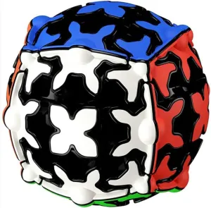 Willking Gear Sphere 3x3x3 Magic Cube 360 Degree Rotating Three-Dimensional Gear Ball Cube Brain Teasers Toy