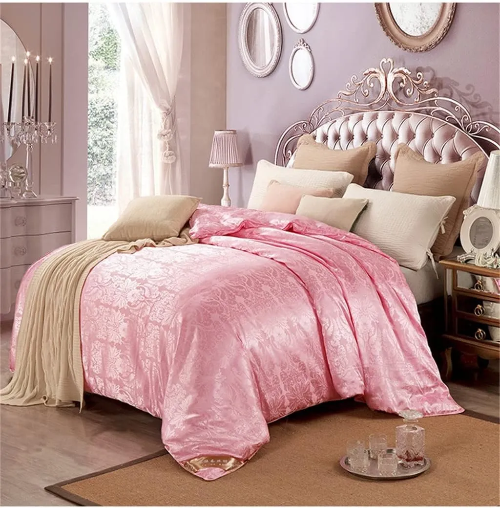 Winter Silk Quilt Chinese Silk Comforter Colorful Duvet Filling Natural/Mulberry Silk Blanket Comforter