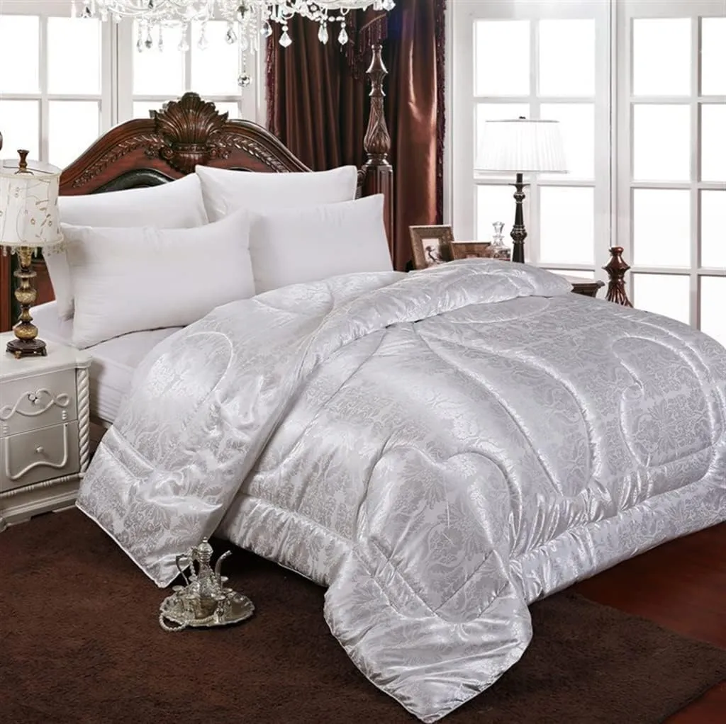 Winter Silk Quilt Chinese Silk Comforter Colorful Duvet Filling Natural/Mulberry Silk Blanket Comforter