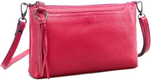 Women Crossbody Bag Genuine Leather Small Clutch Purse Cute Shoulder Bag Zipper Phone Wallet for Ladies