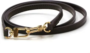 Women handlle Bag Strap Leather Replacement Straps Adjuster Bags Straps (Brown, length90cm)