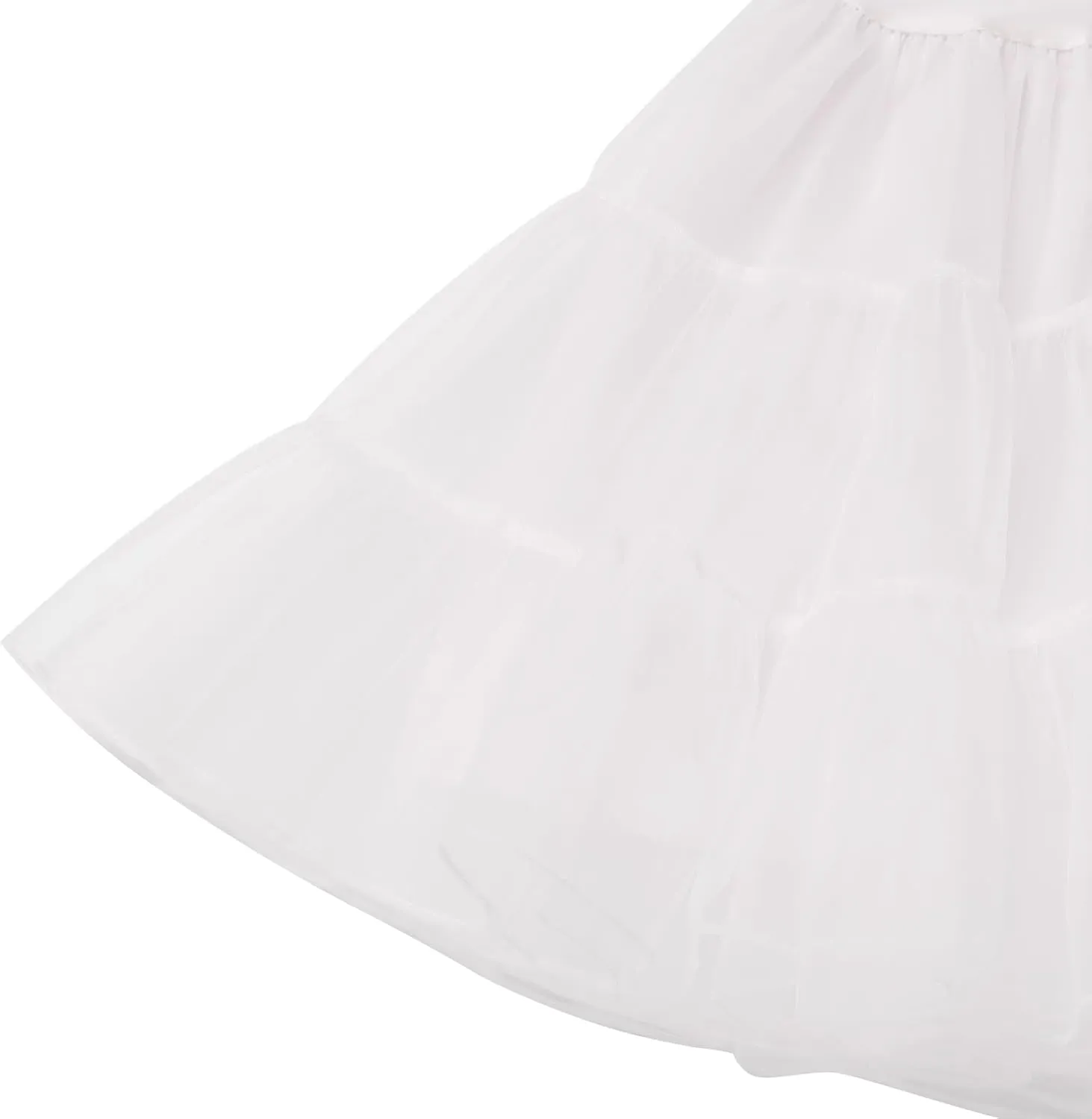 Women's 50s Vintage Rockabilly Petticoat Crinoline Tutu Underskirt Half Slip Vintage 1950s Underskirt Puffy Tulle Petticoat