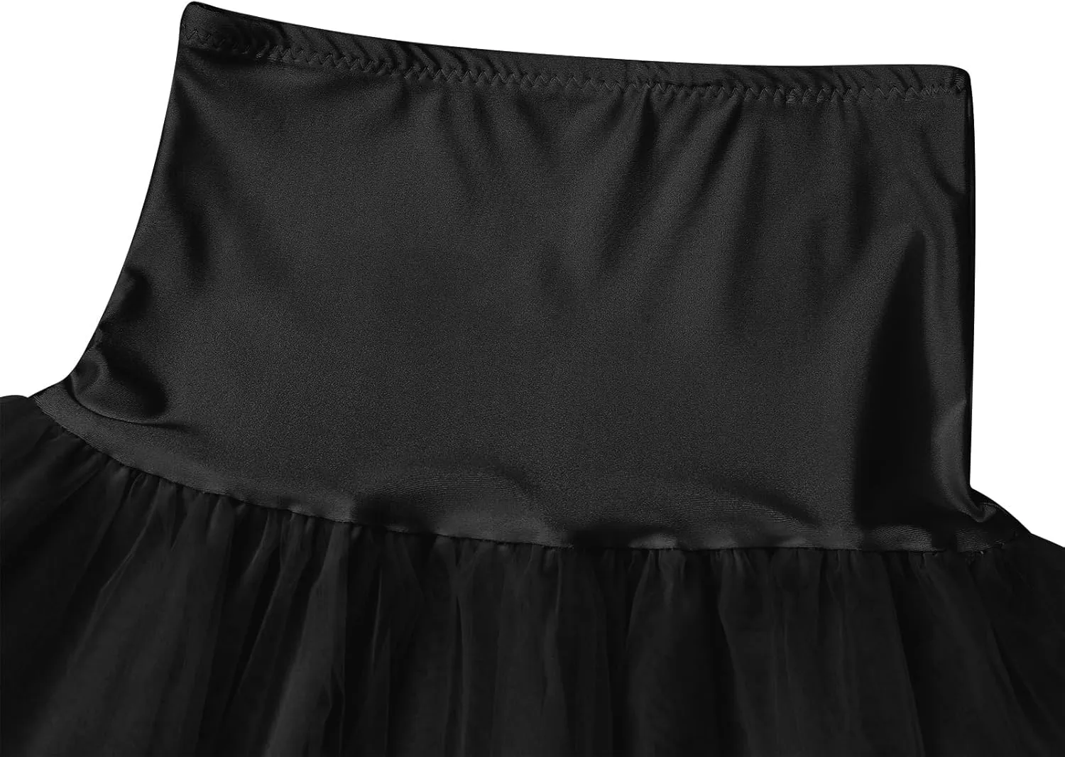 Women's 50s Vintage Rockabilly Petticoat Crinoline Tutu Underskirt Half Slip Vintage 1950s Underskirt Puffy Tulle Petticoat