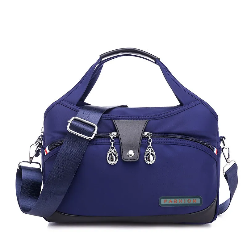 Women's And Lightweight Oxford Cloth Korean Style Large Capacity Waterproof Shopping Shoulder Bags