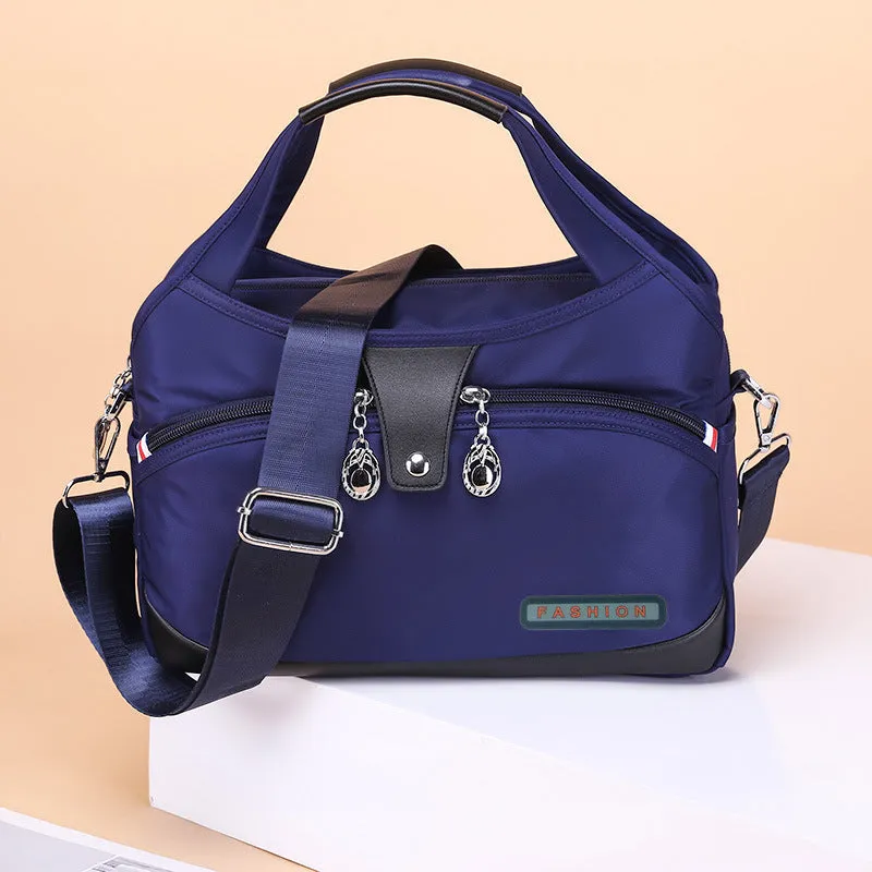 Women's And Lightweight Oxford Cloth Korean Style Large Capacity Waterproof Shopping Shoulder Bags