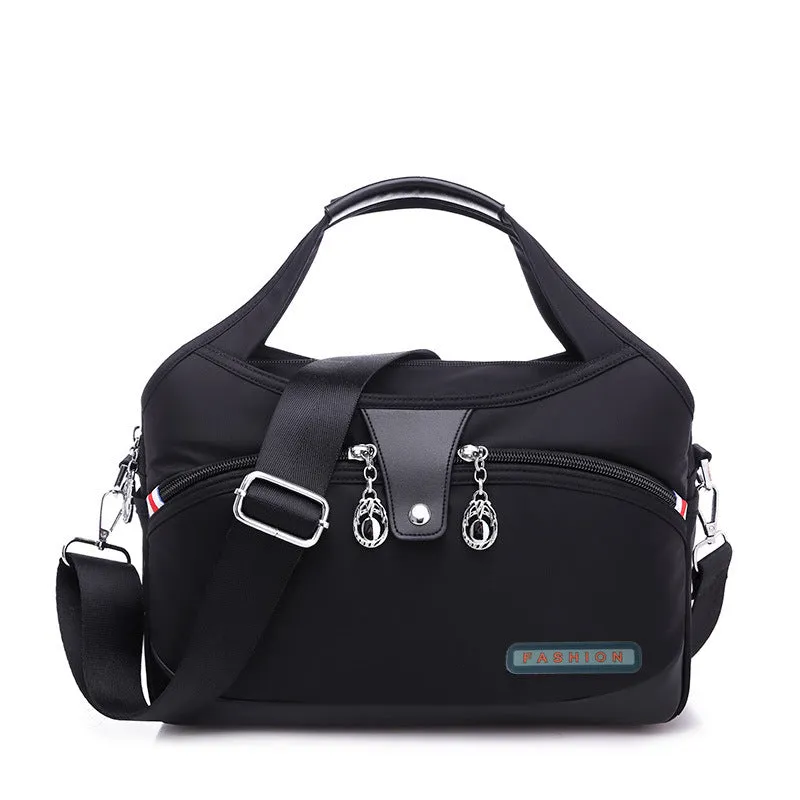 Women's And Lightweight Oxford Cloth Korean Style Large Capacity Waterproof Shopping Shoulder Bags
