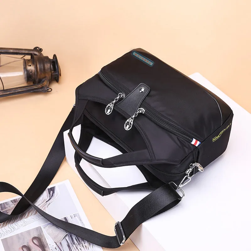 Women's And Lightweight Oxford Cloth Korean Style Large Capacity Waterproof Shopping Shoulder Bags