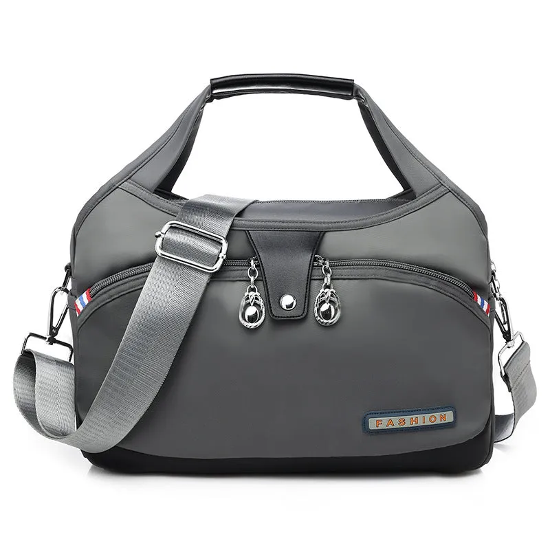Women's And Lightweight Oxford Cloth Korean Style Large Capacity Waterproof Shopping Shoulder Bags