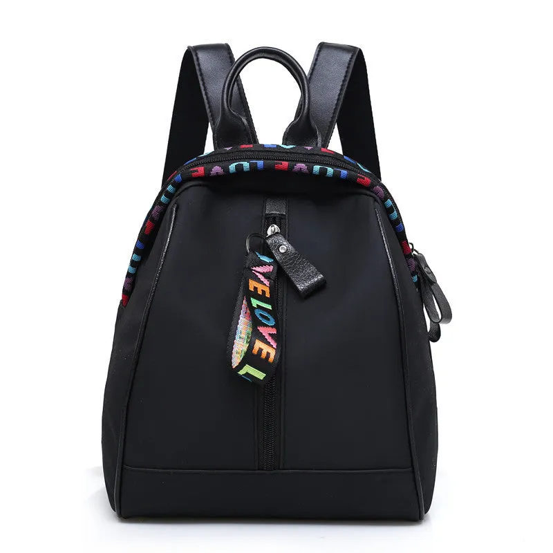 Women's Cloth Spring Korean Fashion Ribbon Solid Backpacks