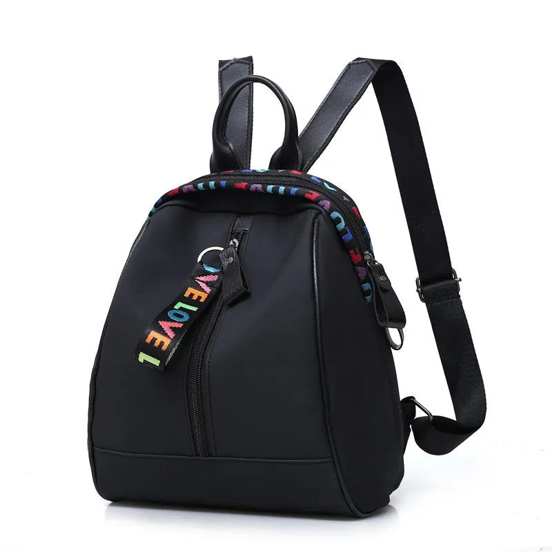Women's Cloth Spring Korean Fashion Ribbon Solid Backpacks