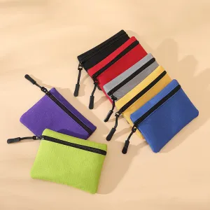 Women's Fashion Oxford Cloth Waterproof Zipper Coin Purses