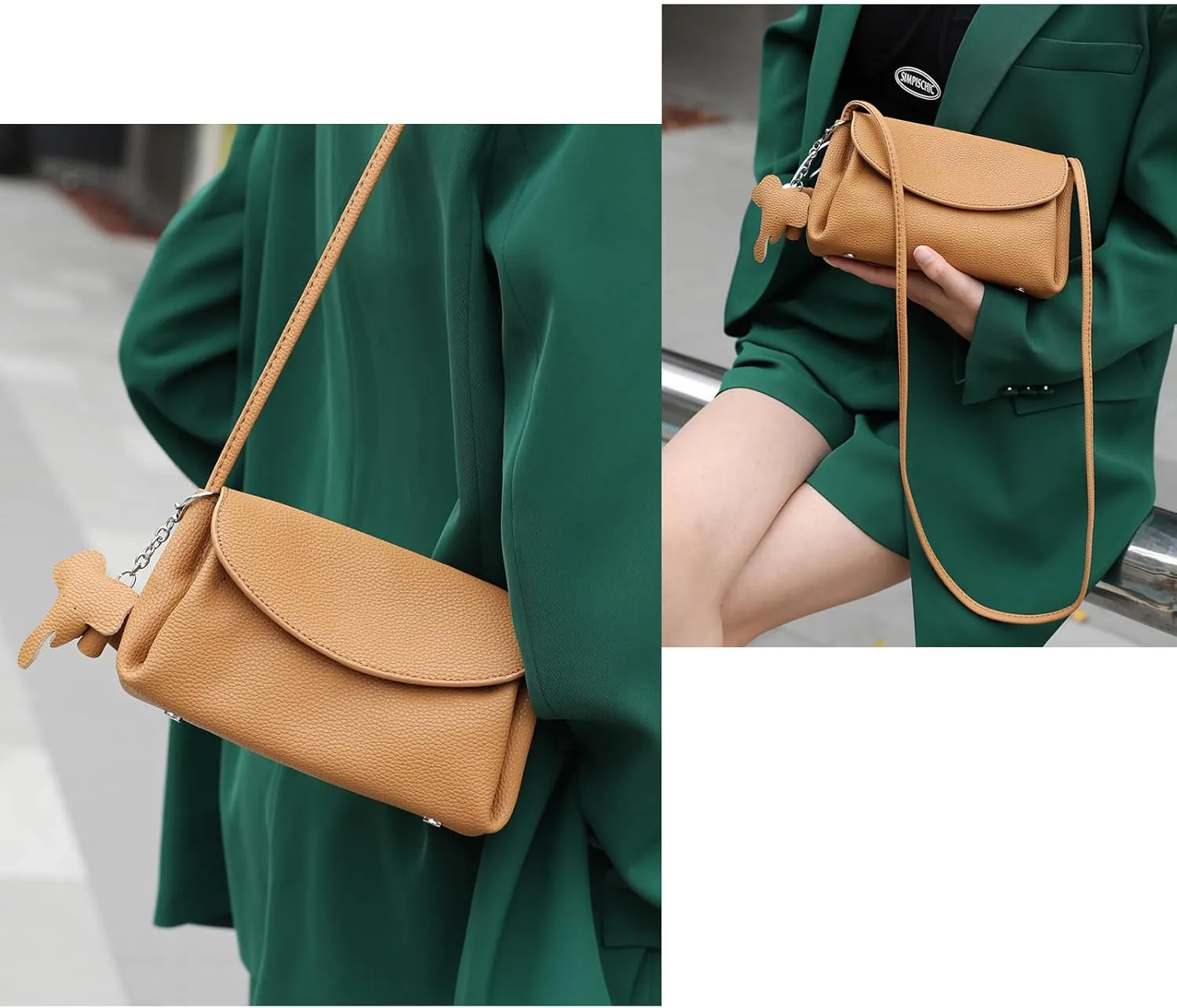 Womens Genuine Leather Crossbody Bags Shoulder Handbags for Women