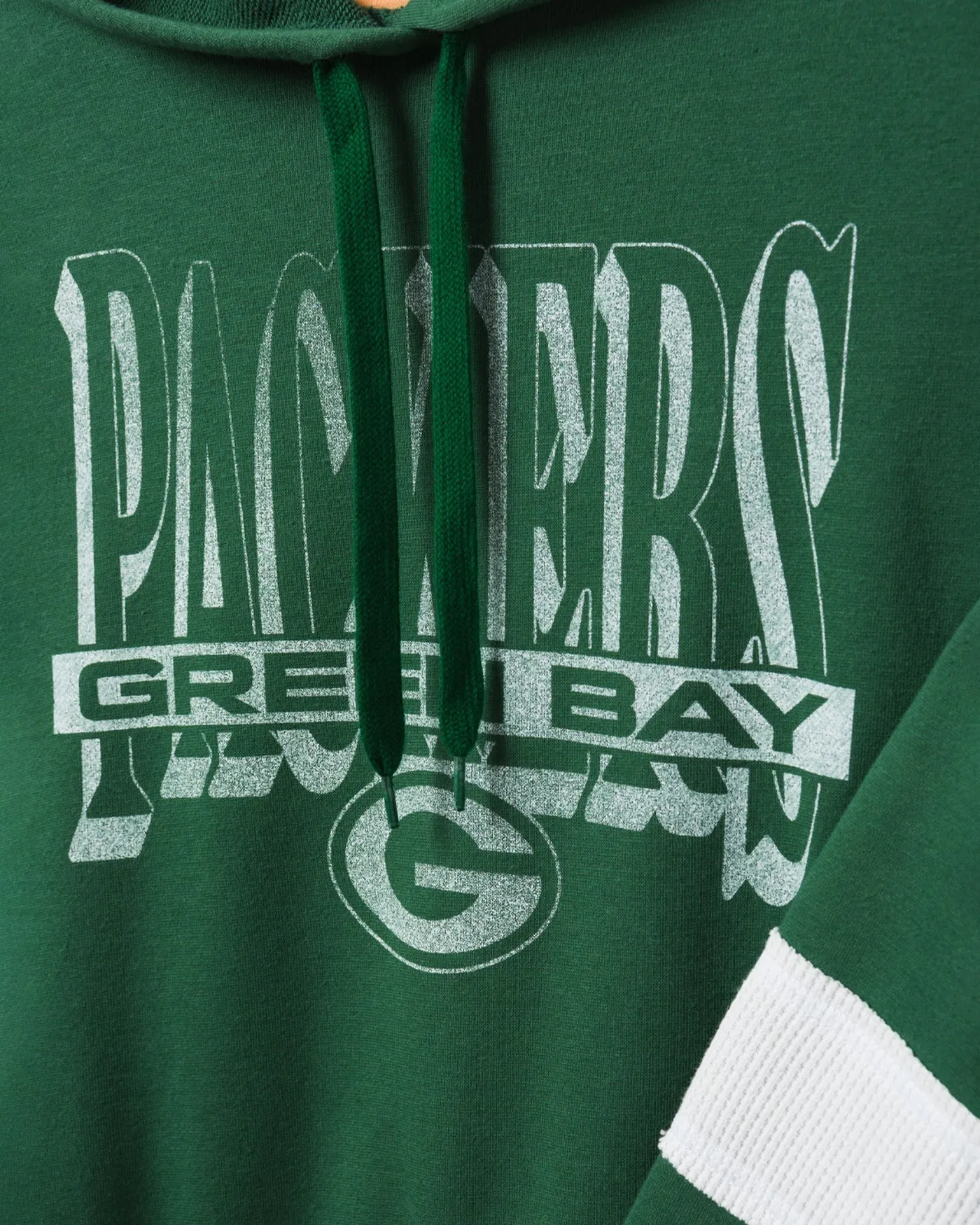 Women's Green Bay Packers Stripe Hoodie