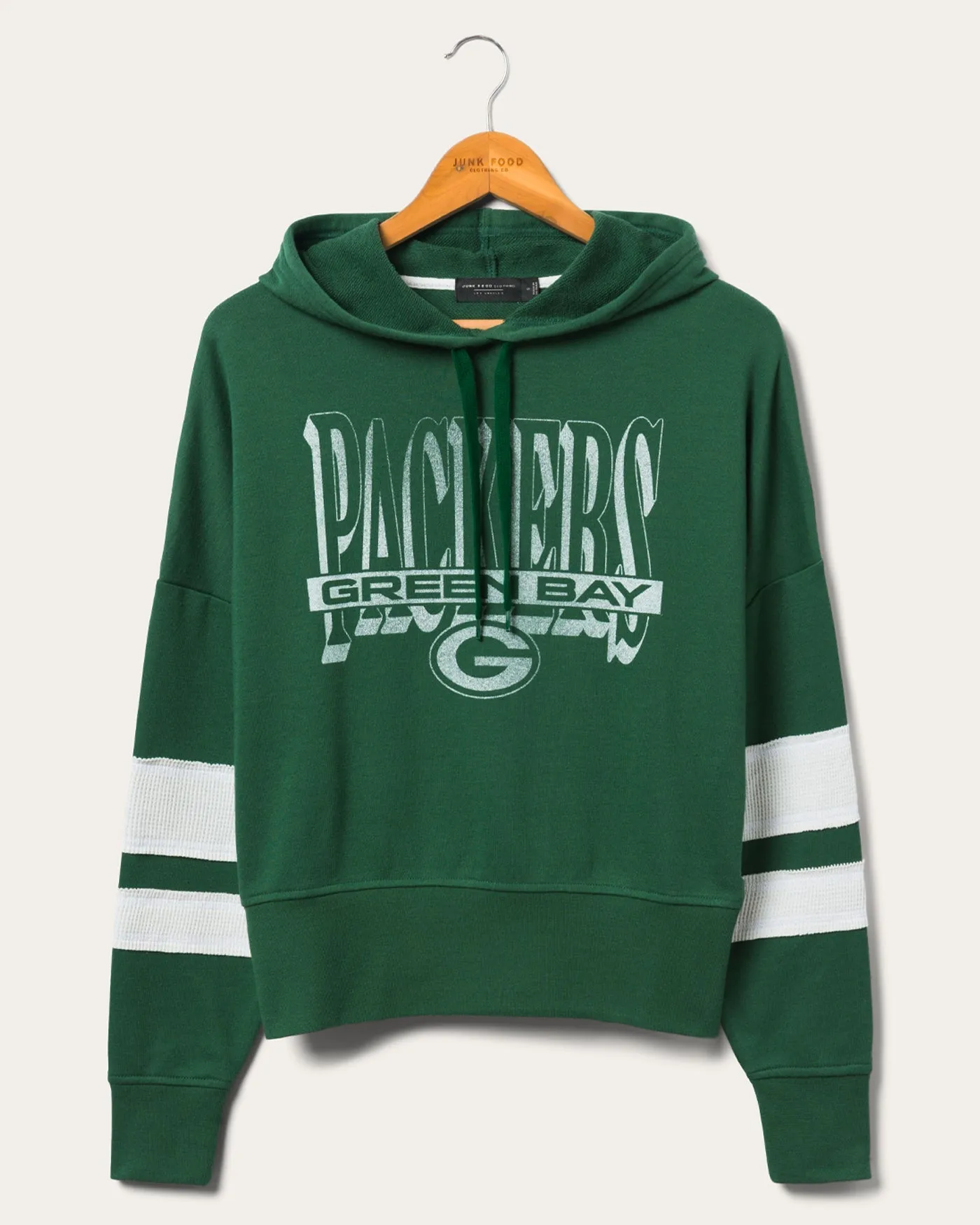 Women's Green Bay Packers Stripe Hoodie