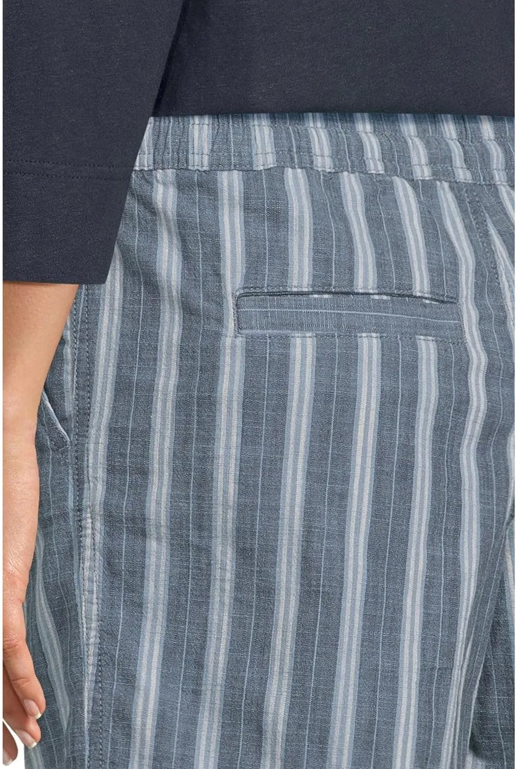 Women's Lakewashed Stripe Dock Shorts