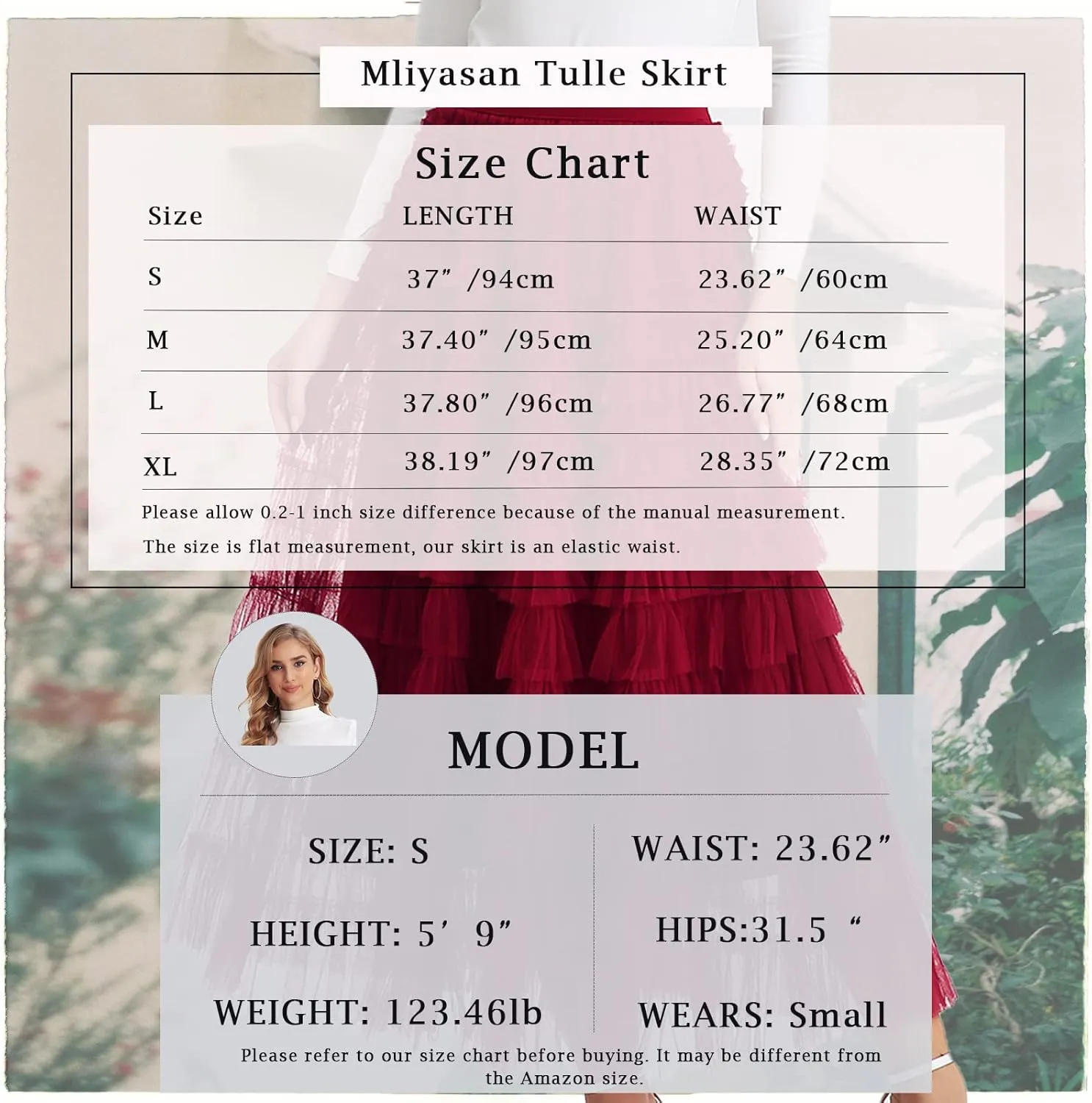 Women’s Layered Ruffles Tulle Skirt Pleated High Waist Fluffy Maxi Skirt Fairy Cake Dress Long Tutu Party Skirt