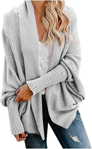 Women's Long Sleeve Cardigan Long Sweater Knit Cardigan Women Sleeve Women's Cardigan Cozy Outerwear 2024 Fall Coat