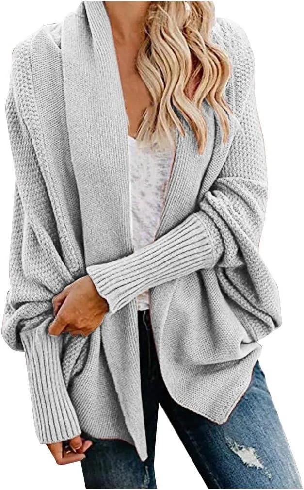 Women's Long Sleeve Cardigan Long Sweater Knit Cardigan Women Sleeve Women's Cardigan Cozy Outerwear 2024 Fall Coat