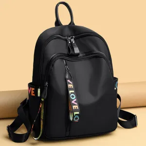 Women's Oxford Cloth Korean Fashionable Large Capacity Backpacks