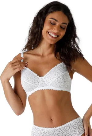 Women's Senza Ferretto Value Elegance Bra Opaque White 34/3B, White, 34 / 3B