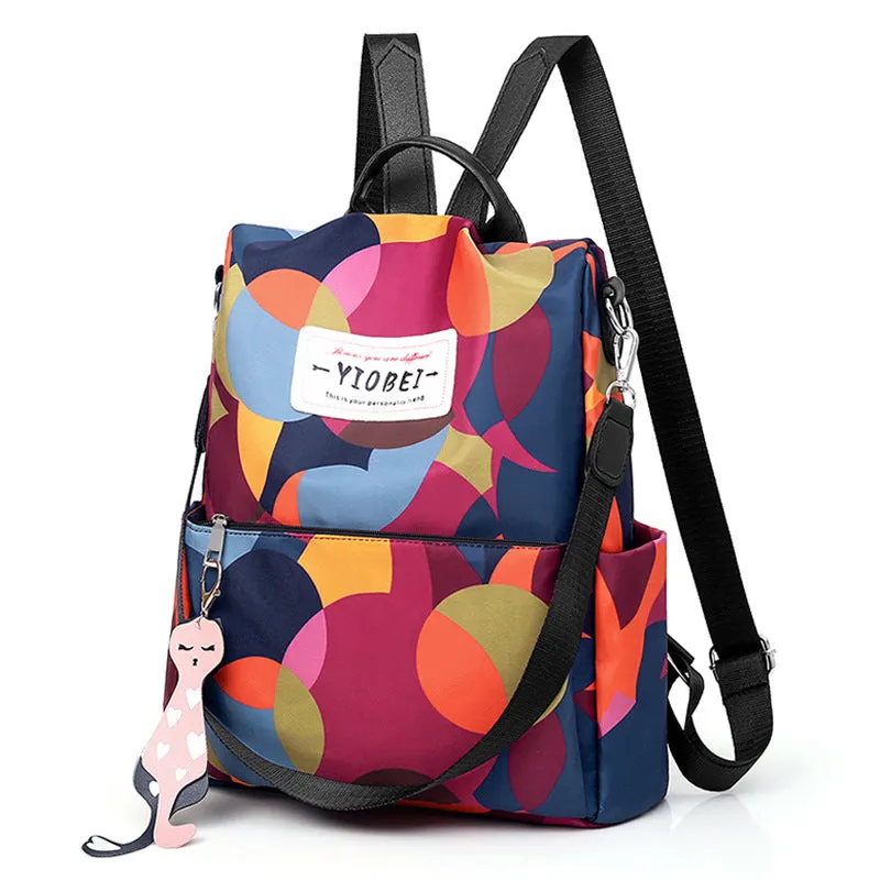 Women's Stylish Oxford Cloth Large Capacity Backpacks