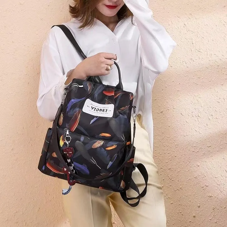 Women's Stylish Oxford Cloth Large Capacity Backpacks