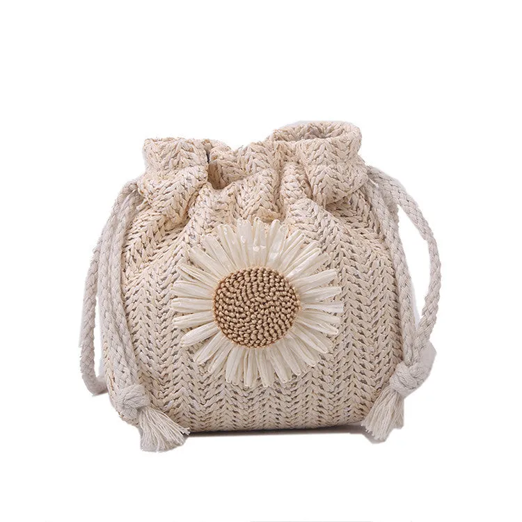 Women's Woven Trendy Summer Straw Cute Shoulder Bags
