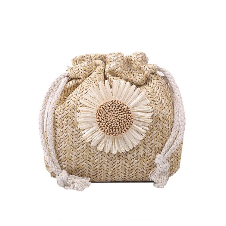Women's Woven Trendy Summer Straw Cute Shoulder Bags