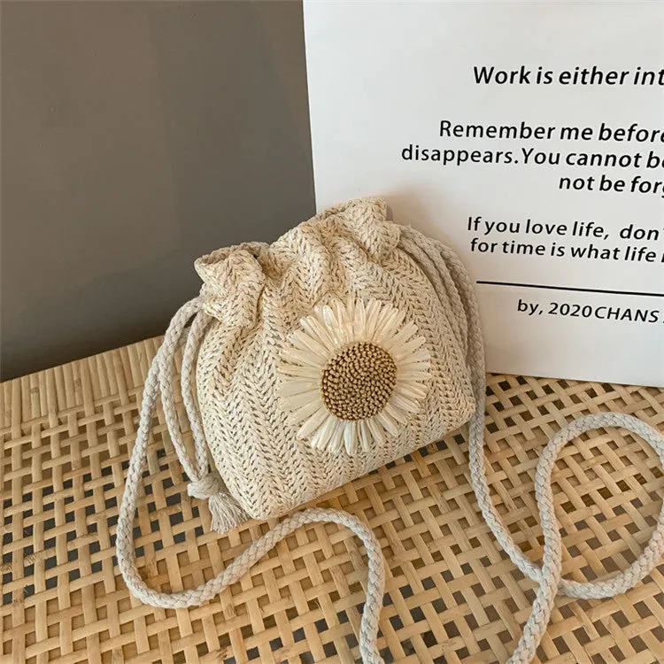 Women's Woven Trendy Summer Straw Cute Shoulder Bags