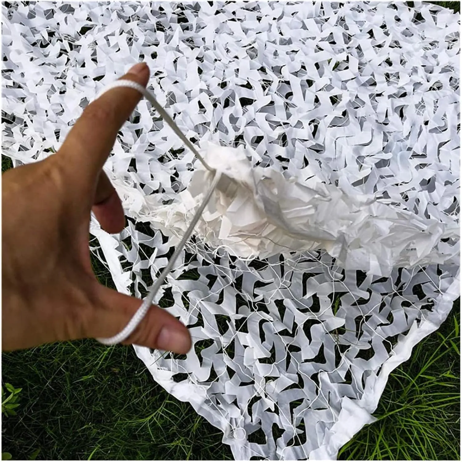 Woodland Camo Netting,Camouflage Net Outdoor,Sunblock Mesh Tarp,Quick Dry/Reinforce Double Layer,for Camping Hunting,Car Covers,Building Shelters,Sunscreen Nets,2x8m(7 * 26ft)