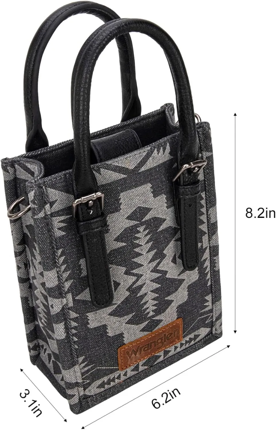 Wrangler Crossbody Bag for Women Top Handle Small Handbag and Aztec Tote Purse