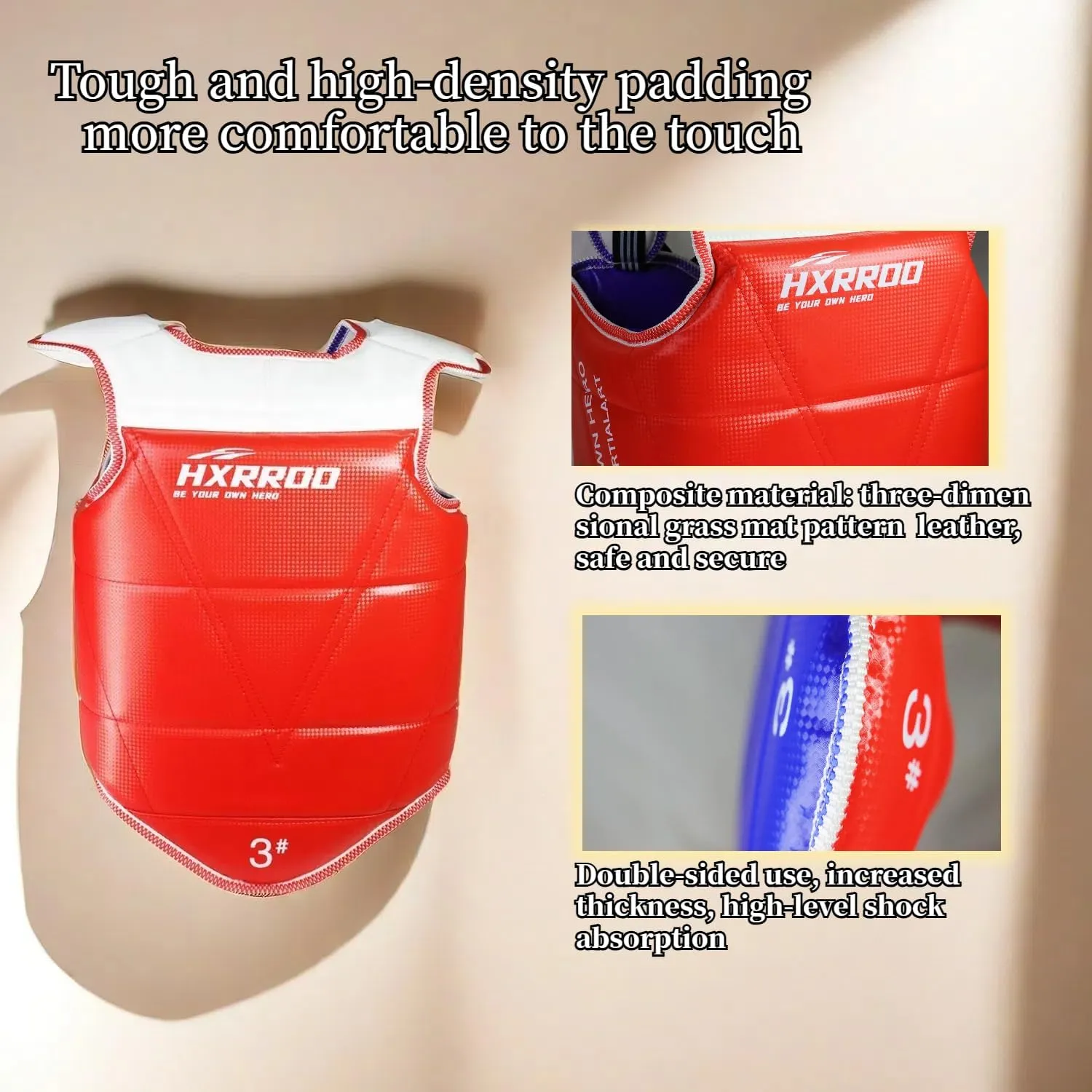 WT Taekwondo Martial Arts TKD Body Protector Reversible Chest Guard Protector hogu