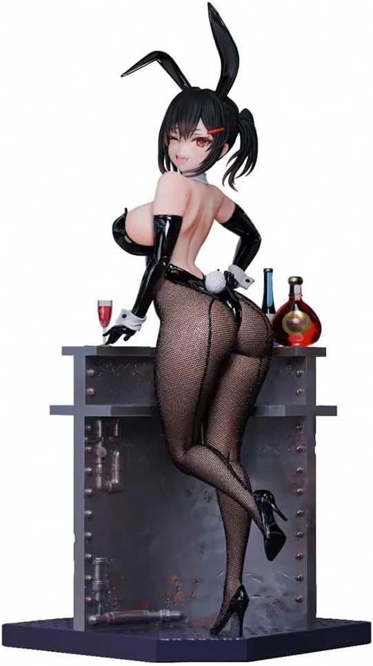 Xiya Figures Rin Original Painting Figure Bunny Girl Anime Action Figurine Home Desk Decoration 28CM/11.02IN