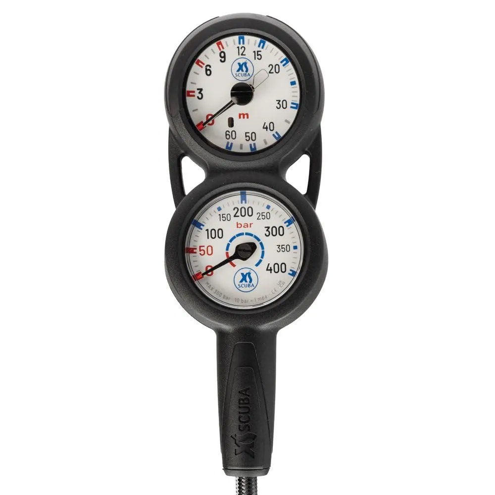 XS Scuba QuikVu Metric Console - Pressure, Depth and Compass