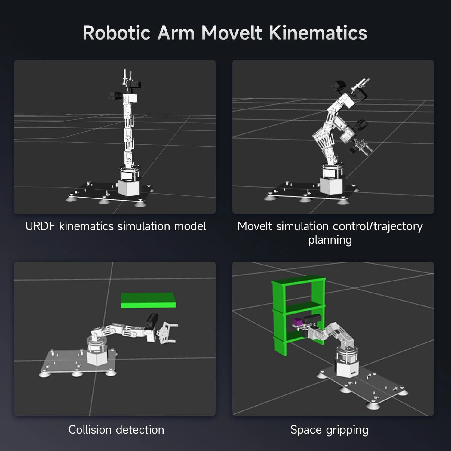 Yahboom Jetson Orin NX Super Robotic Arm 3D Depth Camera Visual Recognition AI Intelligent ROS Robot Python Ubuntu(Sta-OrinNX 8GB Super)