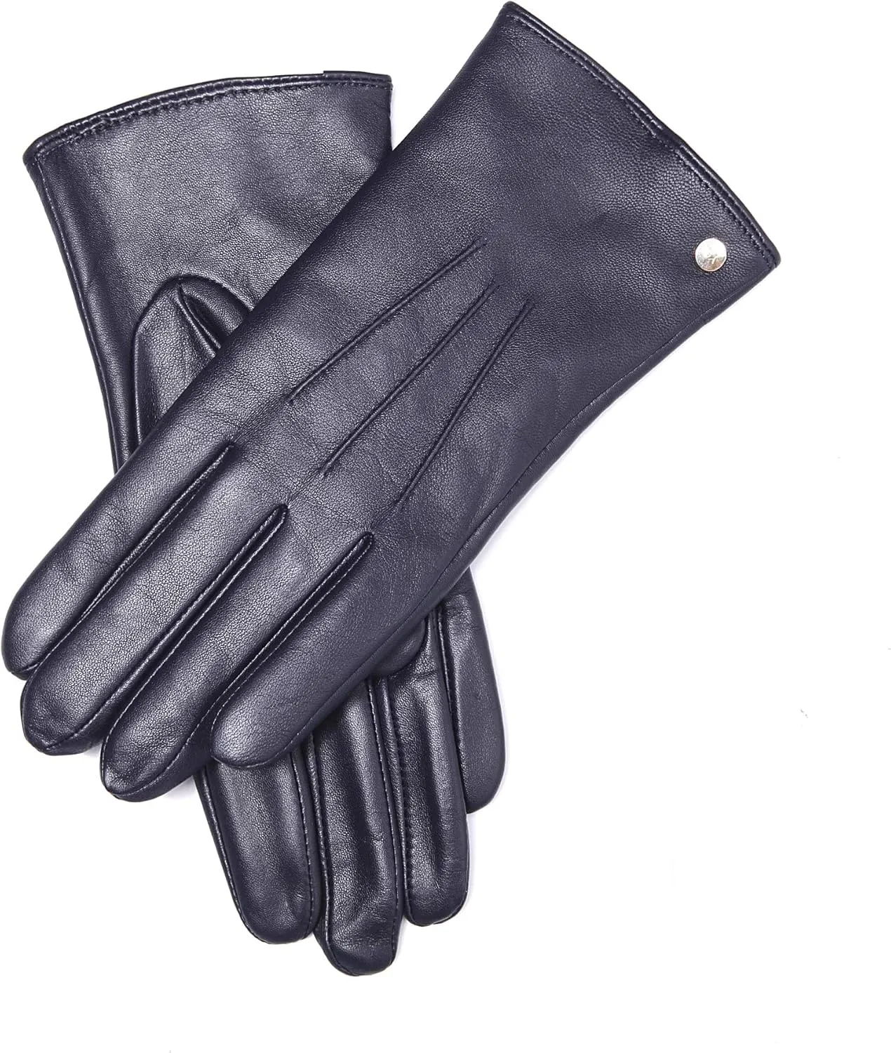 YISEVEN Women's Winter Genuine Leather Gloves Touchscreen Three Points